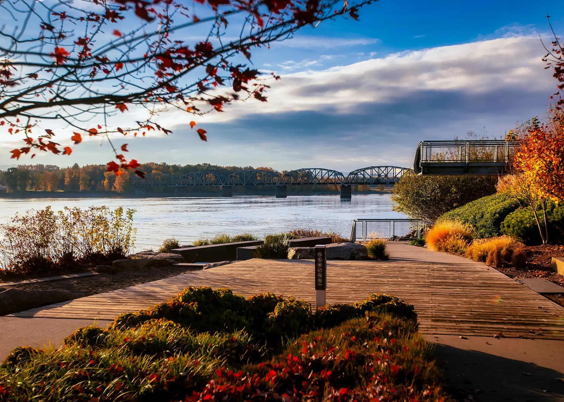 Vancouver, Washington along the Columbia River representing the firm's Clark County tax law practice